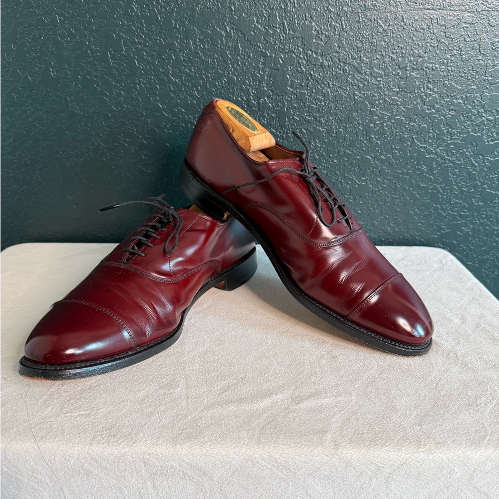 Allen Edmonds Burgundy Oxford Shoes